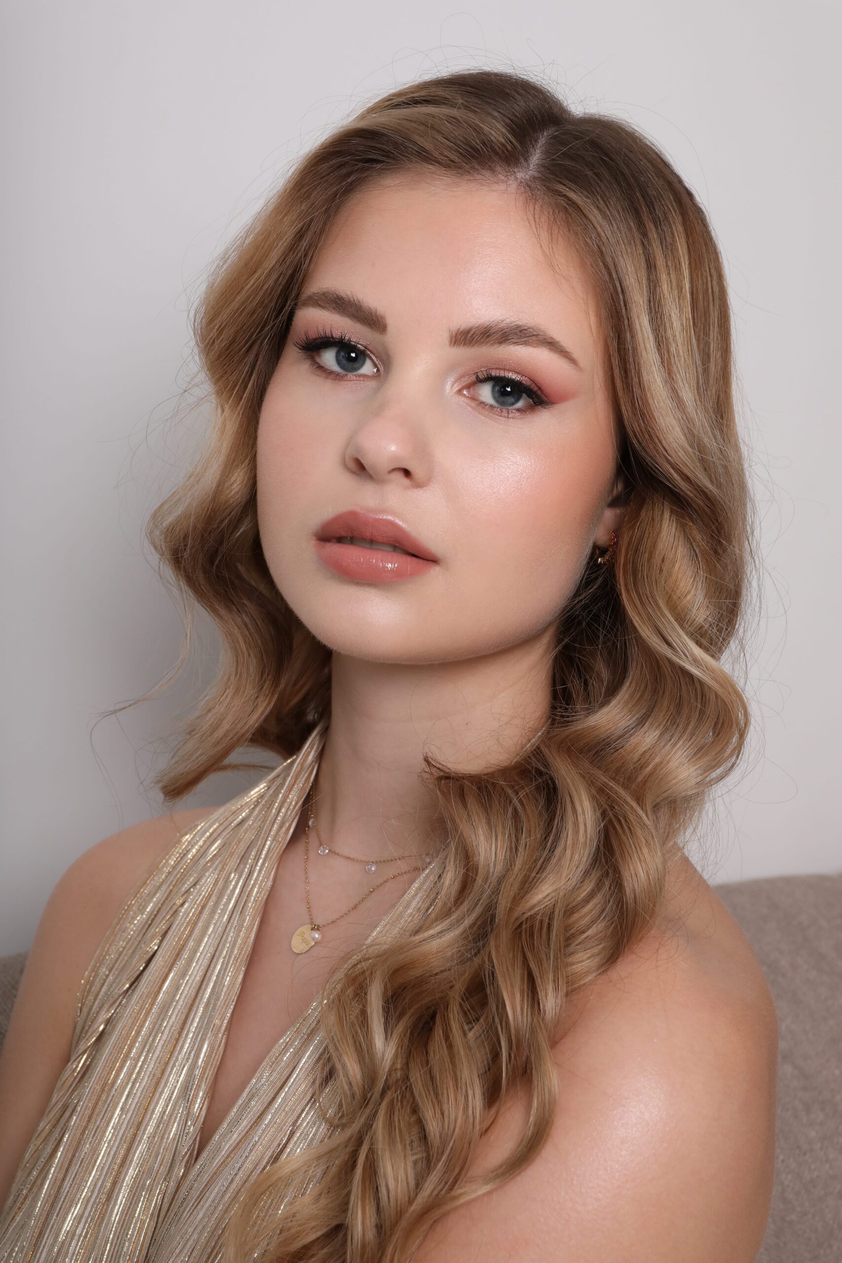 Emily hair and makeup by Adele